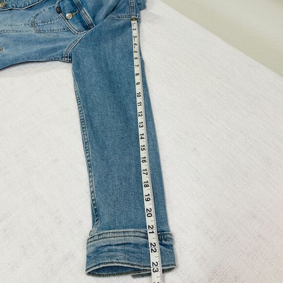New Lee Denim Jean Jacket Medium Light Wash Jean Jacket Lee Legendary Rider Med - Picture 13 of 15